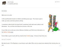 Tablet Screenshot of petercarnavas.com